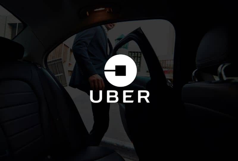 uber wallpaper lettres blanches
