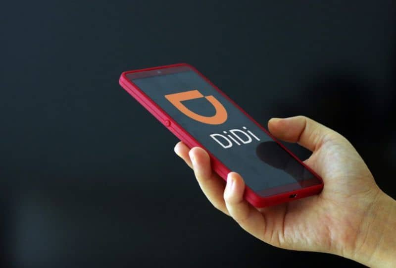 Comment signaler un conducteur sur DiDi logo de téléphone portable didi android